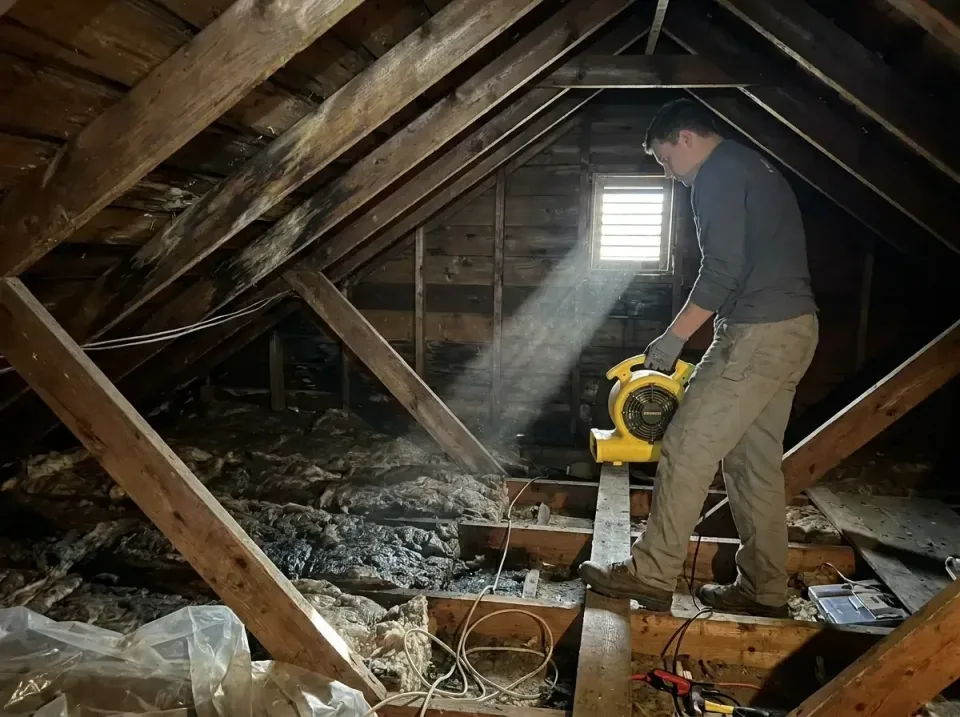 attic-water-damage-drying-proc-007 — frequently asked questions, Emergency Water Extraction & 24/7 Flood Response in Pearsal…